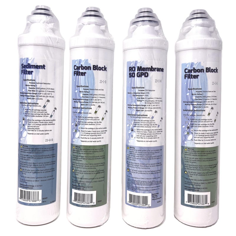 Pura QCRO Complete Replacement Filter Kit 50 GPD for Pura/Aqua flo - Image 2